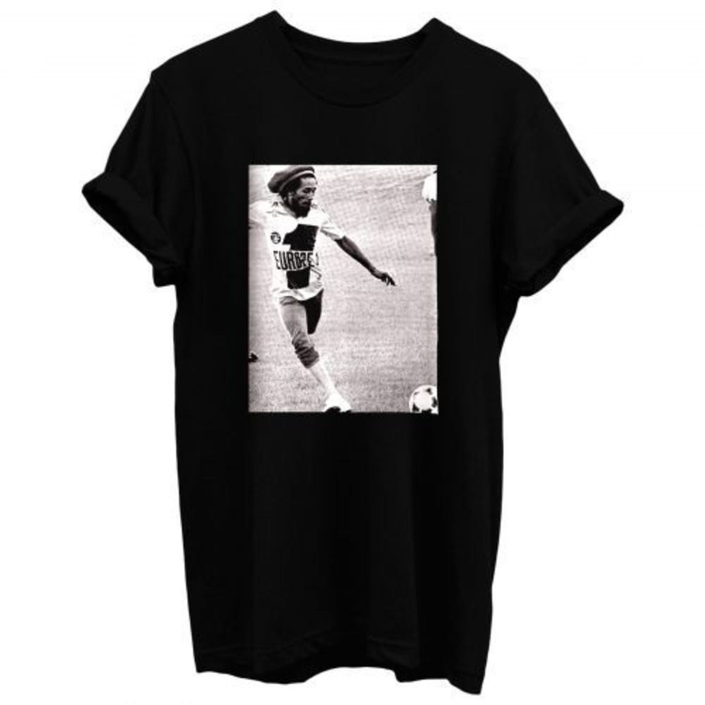 Bob Marley Soccer Photo T Shirt Unisex